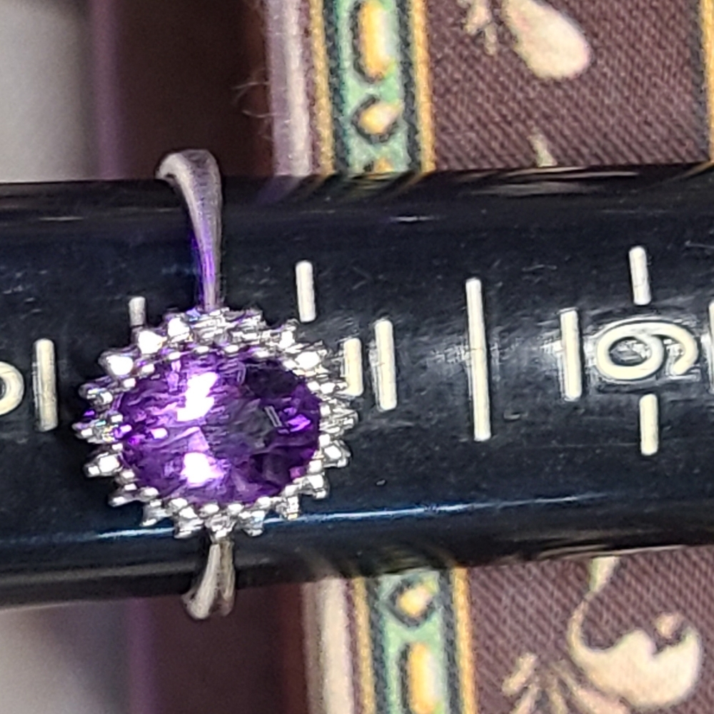 Purple amethyst ring - Picture 2 of 4